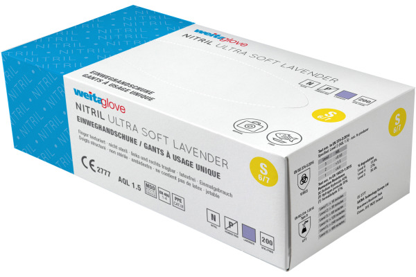 WEITA Einweghandschuhe Nitri Gr. S. 836004 Ultra Soft Lavendel 200 Stück