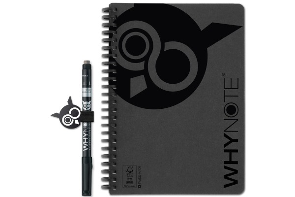 WHYNOTE Notizbuch A5 WNBOK001 starter-kit, schwarz