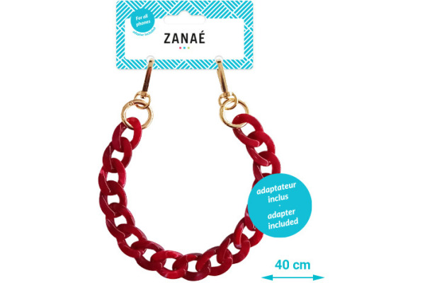 ZANAÉ Phone Wristlace Coral 17469 Mineral Spring red