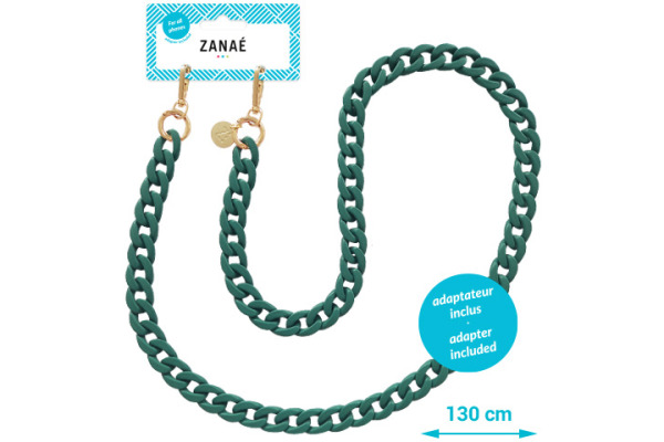 ZANAE Phone Necklaces Emerald 19538 Mate green