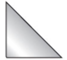 3L Dreieck Corner-Pockets 10x10cm 10014 transp. 100 Stück