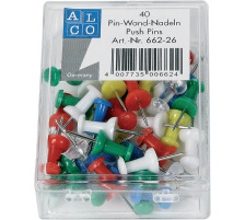 ALCO Pin-Wand-Nadeln 662-12 rot 40 Stück