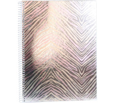 ANCOR Spiralbuch A4 Pink Zebra 112788 lines 90g 80 Bl.