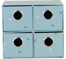 ANCOR Schubladen Box 117943 B´LOG SWEET BLUE 4 Schubladen