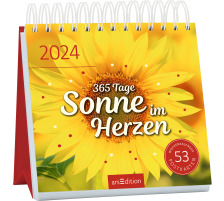 ARS EDITI Kalender Sonne im Herzen 2024 42785215 1W/1S DE 17x17cm