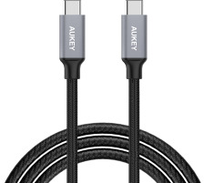 AUKEY Impulse Cable USB-C to C bl. CBCD5 1.0m Nylon Alu