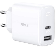 AUKEY Swift 32W PD 2-Port PAF3SWT Wall Charger white