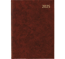 AURORA Agenda Florence Business 2025 2915R 1W/2S bordeaux ML 17.5x22.5cm