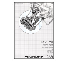 AURORA Millimeterpapier A3 MID101 90g weiss 50 Blatt