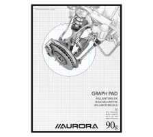 AURORA Millimeterpapier A4 MID51 90g weiss 50 Blatt