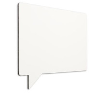 BEREC Whiteboard SPEACH 16003.051 ohne Rahmen 58x88cm