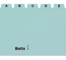 BIELLA Kartei-Leitkarten A-Z A5 21452505U blau 25-teilig