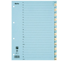 BIELLA Register Karton blau/gelb A4 46244400U A-Z 210g