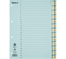 BIELLA Register Karton blau/gelb A4 46244500U 1-52 210g