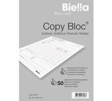 BIELLA Quittung COPY-BLOC D/F/I/E A6 51462500U selbstdurchschreib. 50x2 Blatt