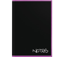 BIELLA Notizbuch Black Office A5 53851342U gepunktet, violett 192 Seiten