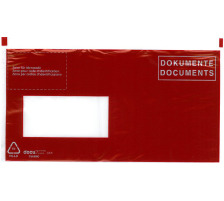 BÜROLINE Dokumententasche D/F C6/5 306249 rot 250 Stück
