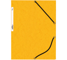 BÜROLINE Gummibandmappe A4 460698 gelb, Karton
