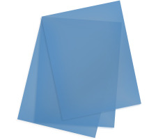 BÜROLINE Folie 0,2mm A4 620282 blau 100 Stück