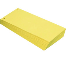 BÜROLINE Trennstreifen 10,5x24cm 660573 gelb 100 Stück