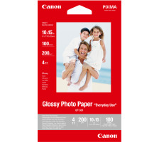 CANON Glossy Photo Paper 10x15cm GP5014x6 InkJet, Everyday 200g 100 Bl.