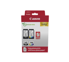 CANON Photo Value Pack XL CMYBK PGCL545/6 PIXMA iP2850 GP-501 50Bl.
