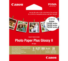 CANON Photo Paper Plus 265g 9x9cm PP201 9x9 InkJet glossy II 20 Blatt