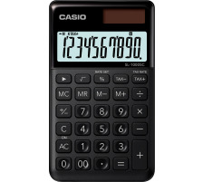 CASIO Taschenrechner BIC SL1000SCB 10-stellig schwarz