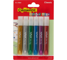 CEMENTIT Glitter Glue Classic 52.014.20 6x10ml