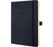 CONCEPTUM Tageskalender 2025 C2520 1T/1S schwarz 21x13.5cm