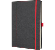 CONCEPTUM Notizbuch A4 CO694 grey-red, dots 194 Seiten