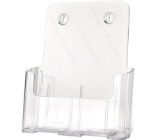 DEFLECTO Prospekthalter Standard A4 77001 transparent 240x280x45mm