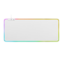 DELTACO RGB Gaming Mousepad GAM-079-W XL Wide, White