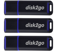 DISK2GO USB-Stick passion 32GB 30006500 USB 2.0 triple pack