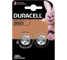 DURACELL Knopfbatterie Specialty DL2025 CR2025, 3V 2 Stück