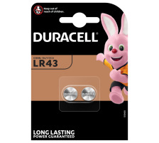 DURACELL Knopfbatterie Specialty LR43 LR43, 1.5V 2 Stück