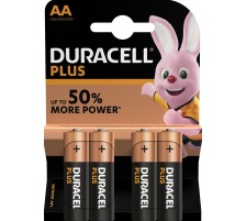 DURACELL Batterie Plus Power MN1500 AA, LR6, 1.5V 4 Stück