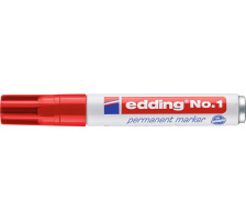 EDDING Permanent Marker No. 1 1-5mm 1-2 rot