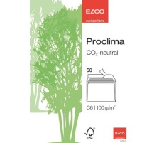 ELCO Briefumschlag proclima C6 74260.20 100g,recycling 50 Stk.