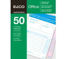 ELCO Bestellung/Lieferschein A6 74590.19 60g 50x2 Blatt