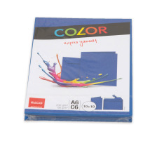 ELCO Couverts/Karten COLOR C6/A6 74834.32 blau 2x10 Stück