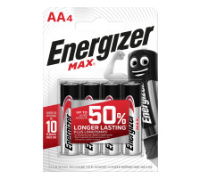 ENERGIZER Batterien Max AA 1.5V E303323700 LR6/AM3 4 Stück