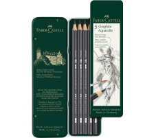 FABER-CA. Graphite Aquarelle Bleistift 117805 Metalletui 5 Stück