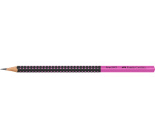 FABER-CA. Bleistift Grip 2001 HB 517011 Two Tone schwarz/pink