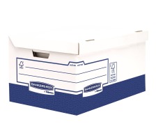 FELLOWES Klappdeckelbox ULTRA 4474601 weiss/blau 37.8x28.7x54.5 cm