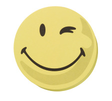 FRANKEN Moderationskarte UMZ 10 S1 Smile positiv cm9,5cm /gelb