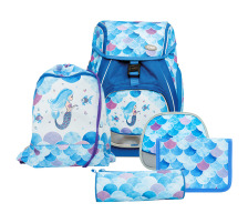 FUNKI Schulthek-Set Flexy-Bag 6040.609 Mermaid 5-teilig