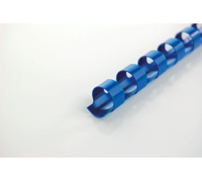 GBC Plastikbindrücken 10mm A4 4028235 blau, 21 Ringe 100 Stück
