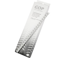 GOP Plastikbinderücken 020490 12mm weiss 25 Stück