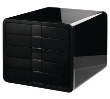 HAN Schubladenbox i-Box A4/C4 1551-13 schwarz, 5 Schubladen